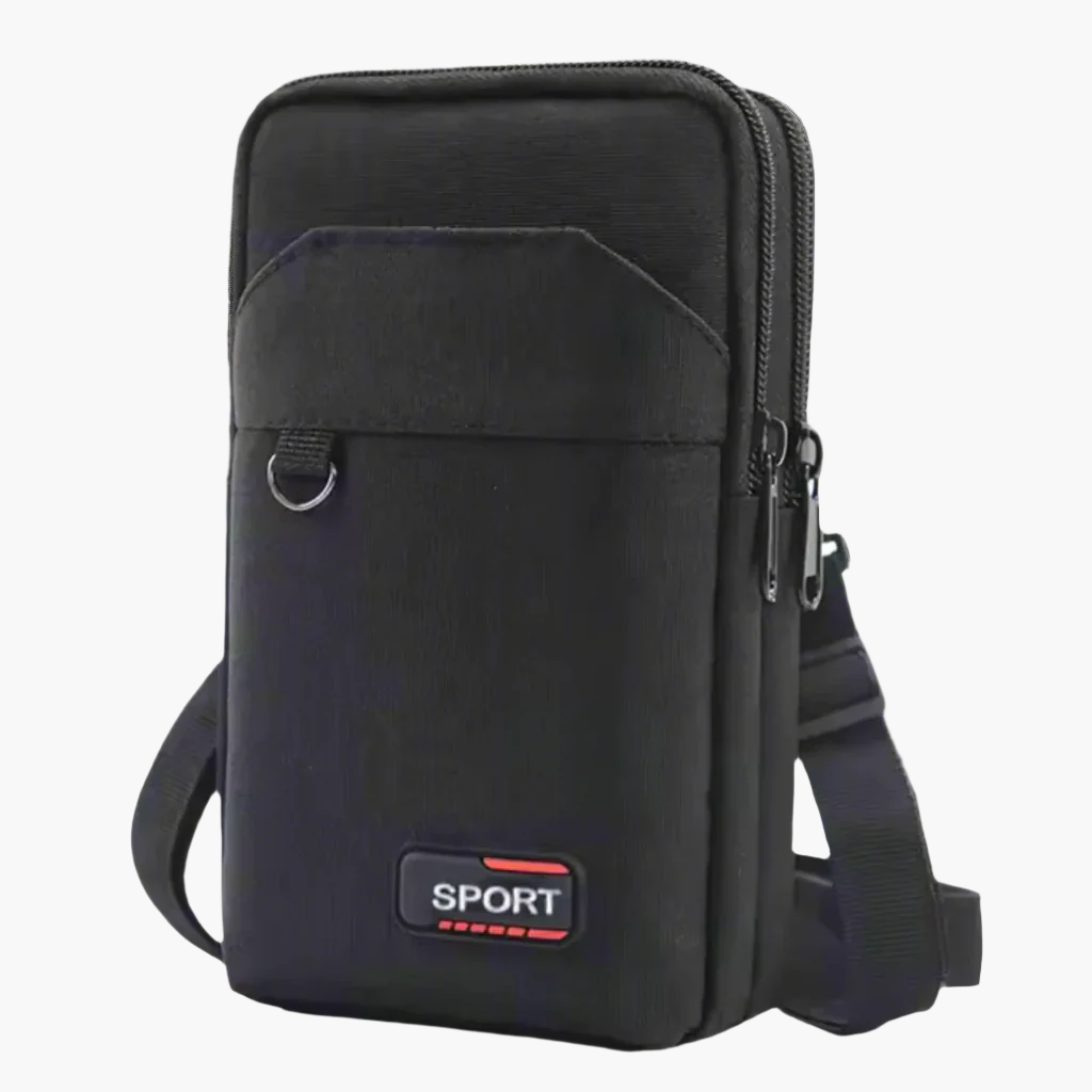 RunGuard Pro Svart | Vattentät Midjeväska för Sport & Vandring