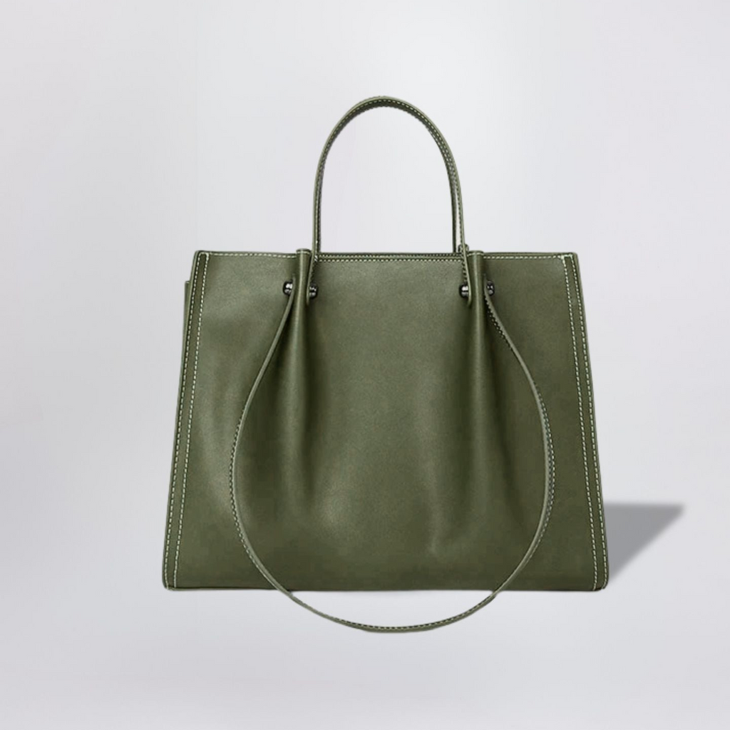 CityTote Olivgrön Damväska | Stilren axelremsväska tote bag
