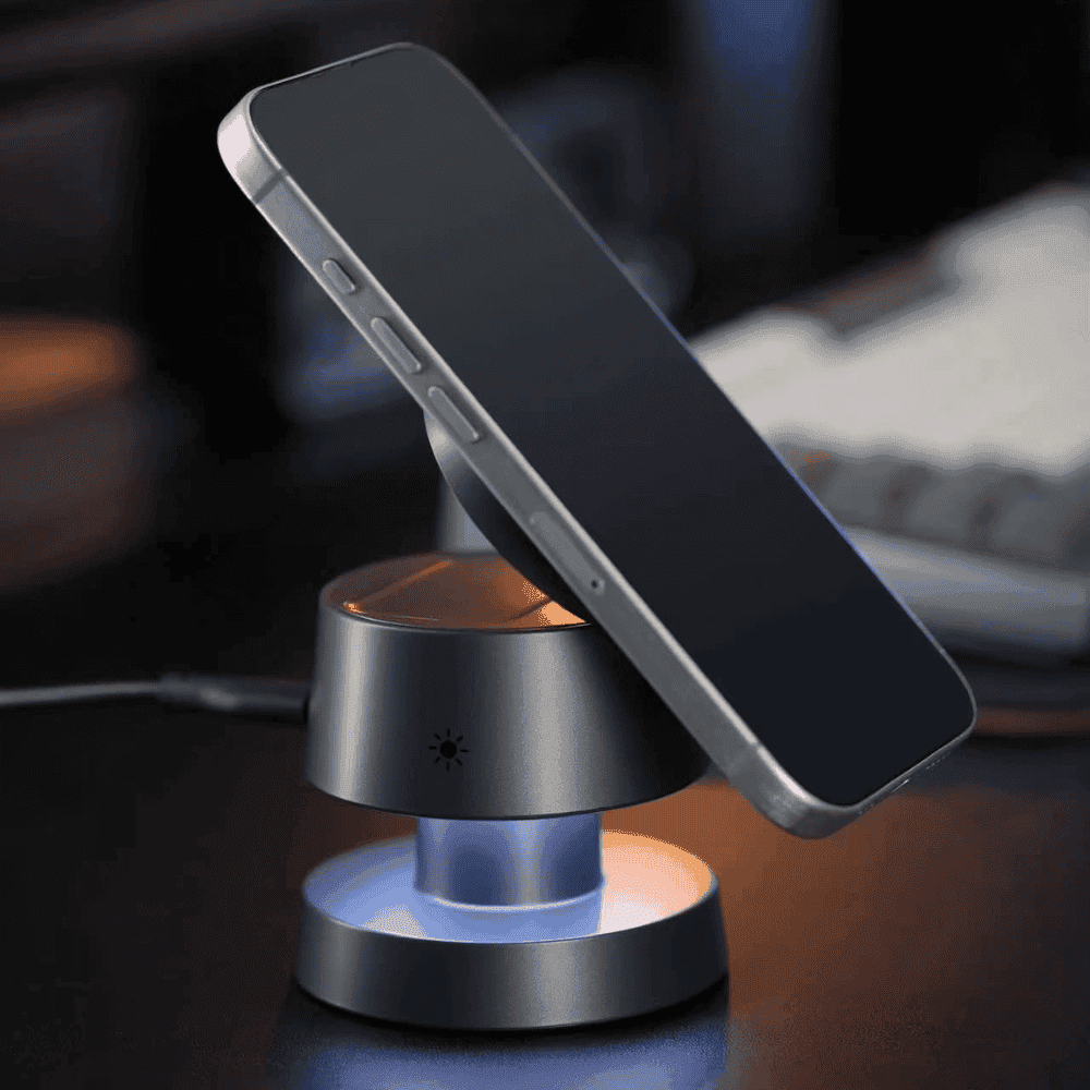 PowerDock 4-i-1 Laddstation | Trådlös snabbladdning med magnetfunktion