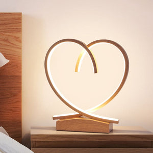 Hjärtans Natt - Trä Sängbord | Romantiskt och Unikt Design