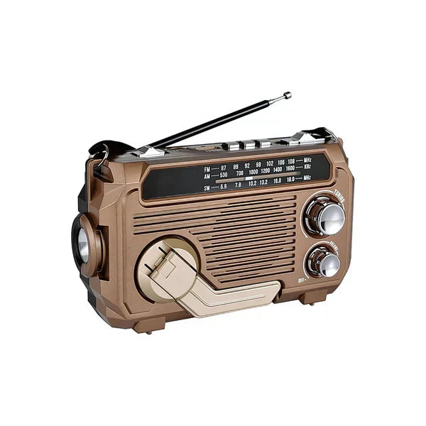 Nödradio med belysning | Din radio‑energikälla för nödsituationer