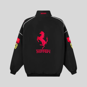 Vintage Ferrari racingjacka för Män och Kvinnor
