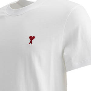 Basic T-shirt Vit Modern Fit | Unisex med Hög Rund Hals