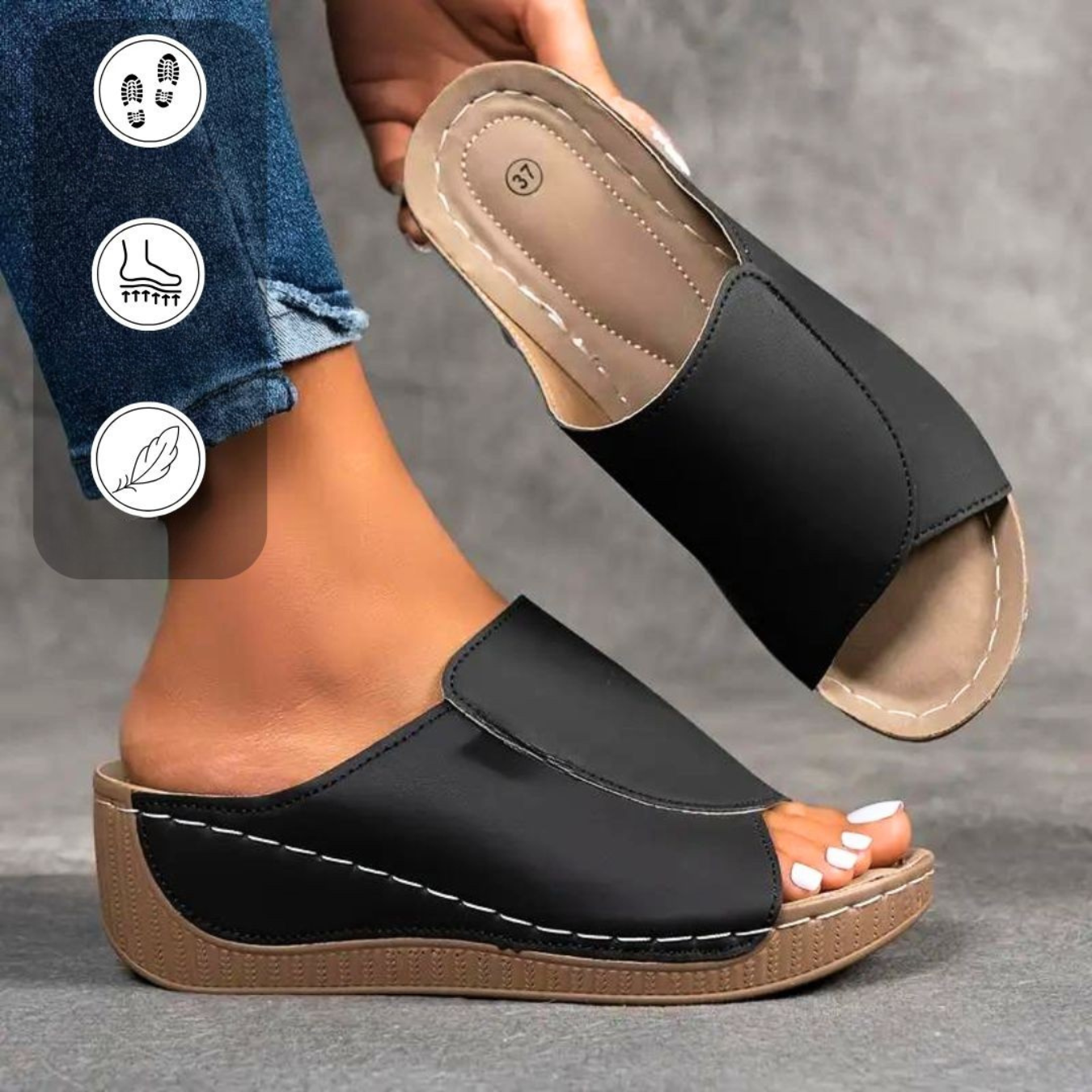 SoleScape ortopediska sandaler för damer | Komfortskor