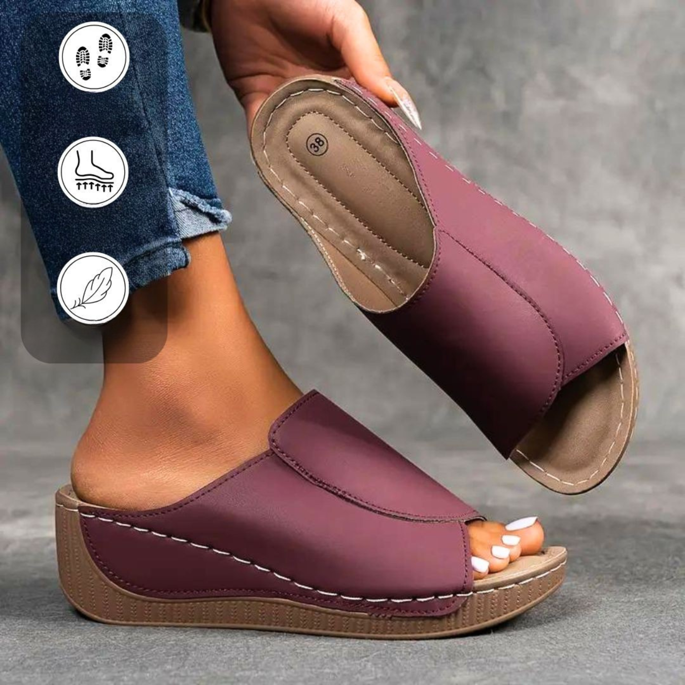 SoleScape ortopediska sandaler för damer | Komfortskor