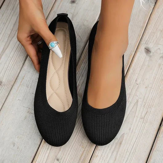 ComfortStep Ballerinas | Bekväma svarta ballerinaskor för damer