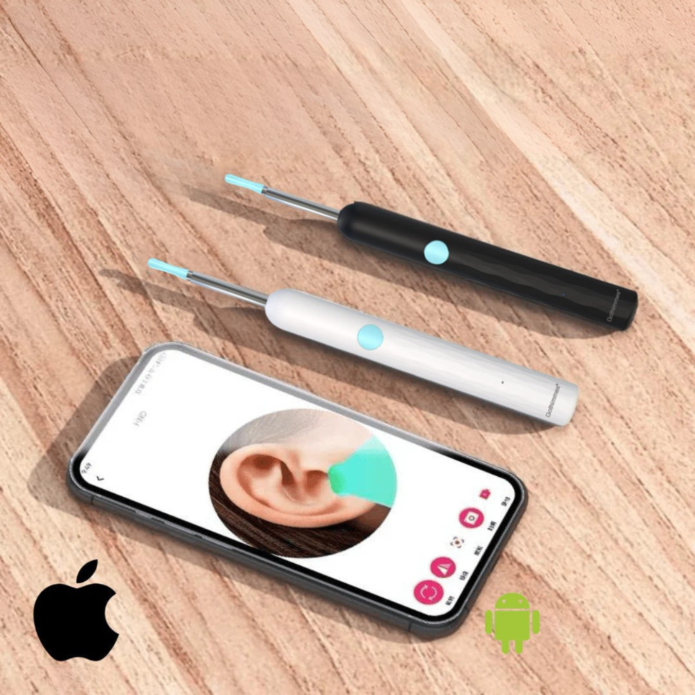 ÖraVision Pro Öronkamera med ljus & app | För enkel & hygienisk öronrengöring