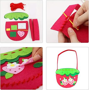 DIY Kreativt Pysselset för Barn | Sy figurer i filt – perfekt från 5 år