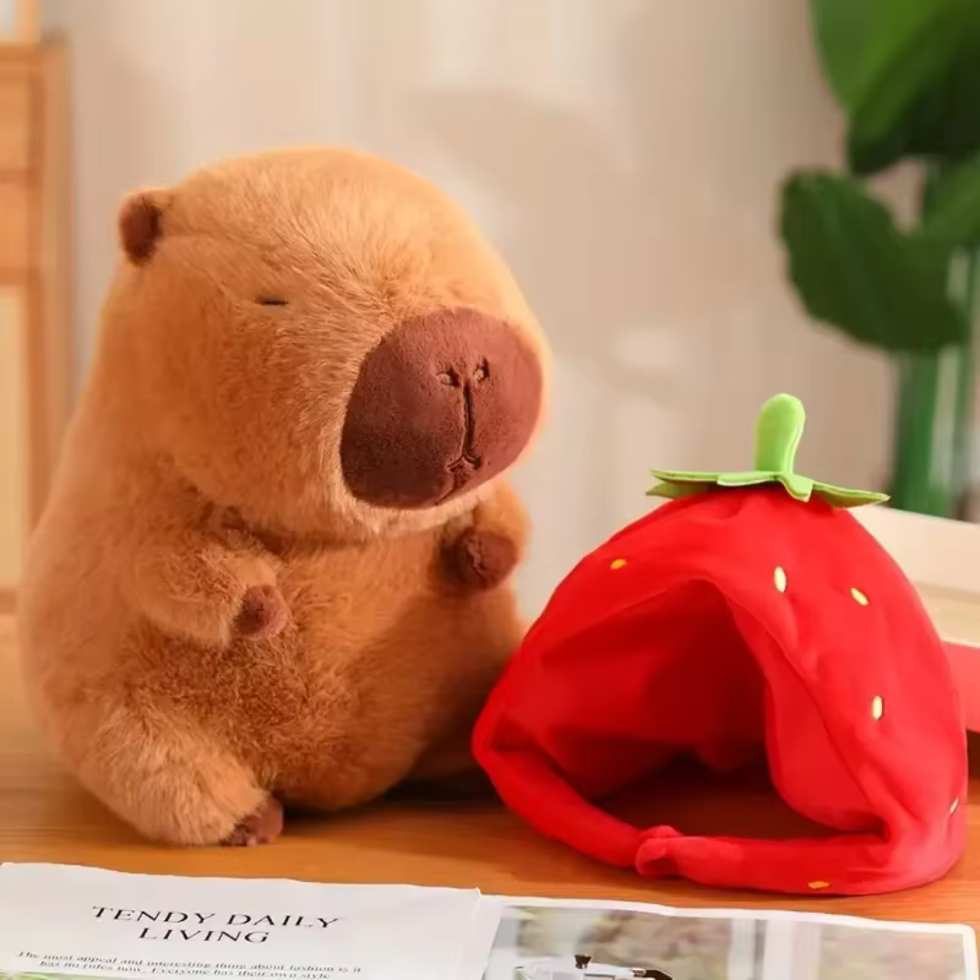 Capy Cutie gosedjur med ryggsäck | Mysigt & dekorativt