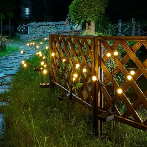 Firefly Solcellsbelysning för Trädgården | Magisk kvällsstämning i trädgården