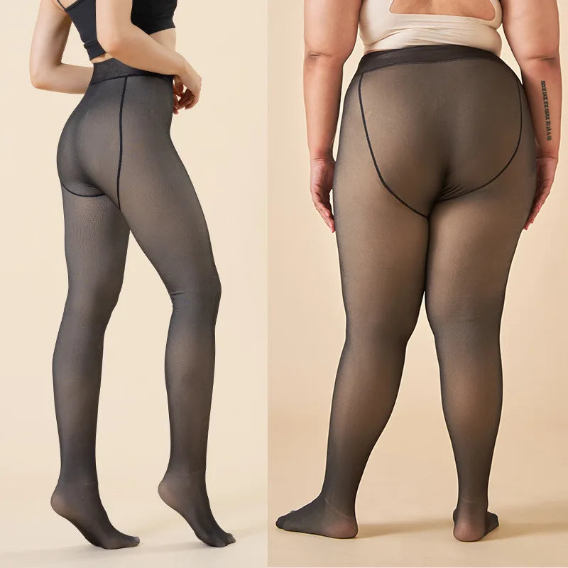 CosyCurve | High-Waist Strumpbyxor och termisk glans (1+1 gratis)