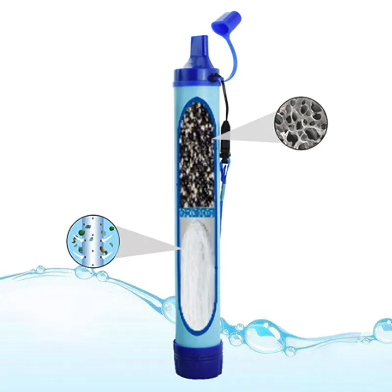 AquaSafe Överlevnads Vattenfilter | För Nödsituationer & Utomhusäventyr