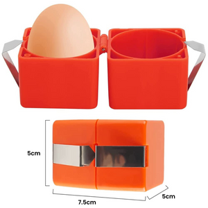 EasyEgg Enkel äggöppnare för köket | Äggöppnare i rostfritt stål för frukostägg eller bakning