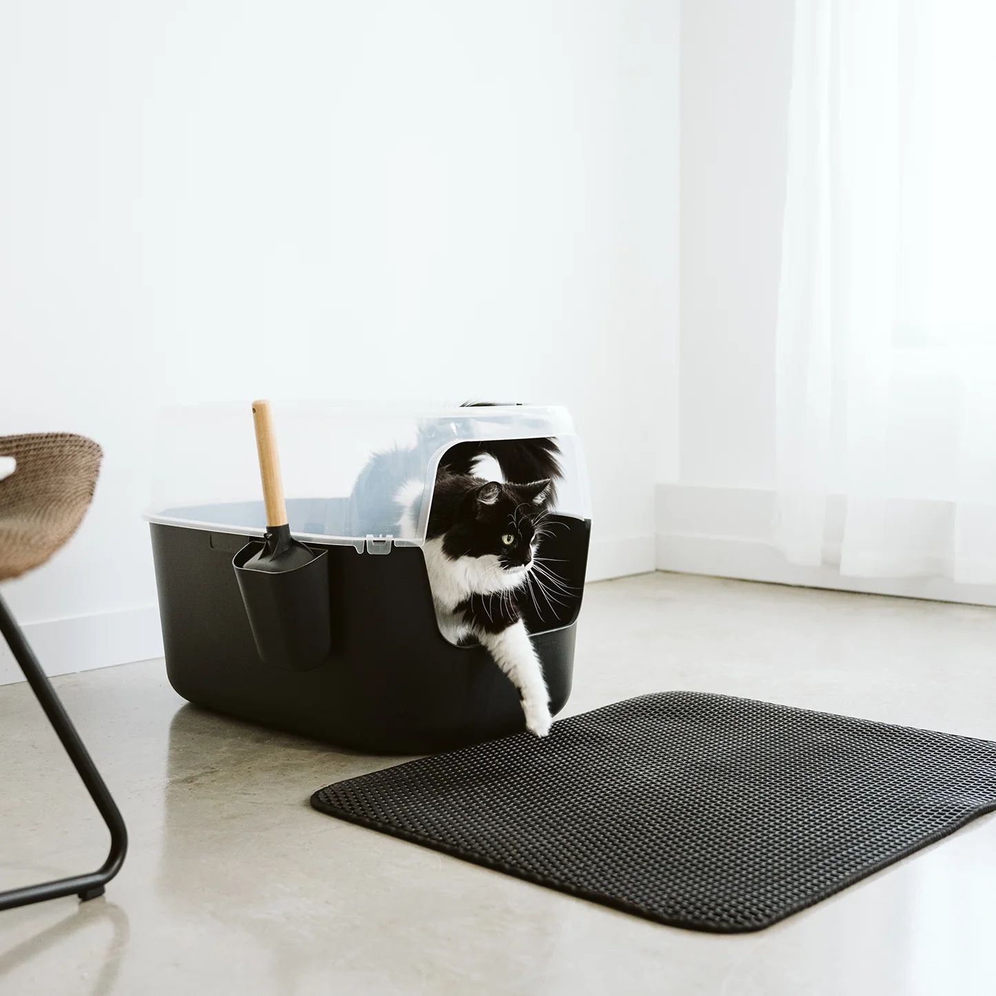 KlaraClean Kattsandsmatta med Dubbel Lager | Håller hemmet rent & tassarna glada