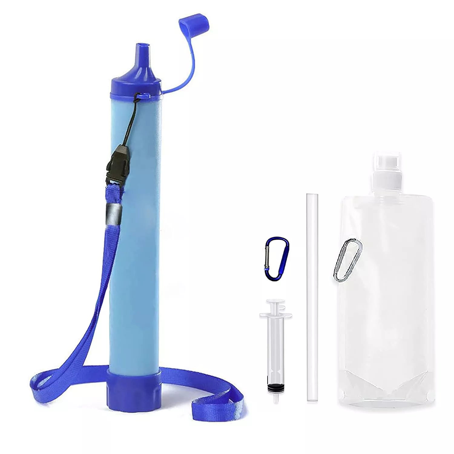 AquaSafe Överlevnads Vattenfilter | För Nödsituationer & Utomhusäventyr