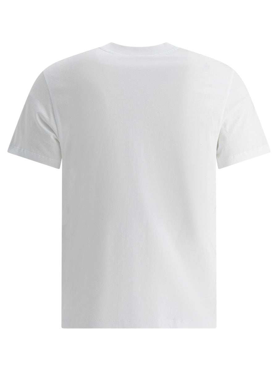 Basic T-shirt Vit Modern Fit | Unisex med Hög Rund Hals