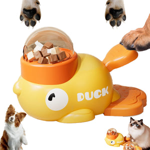 SnackDuck Matglädje Anka för Katter | Kattleksak med ankdesign