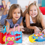 DIY Kreativt Pysselset för Barn | Sy figurer i filt – perfekt från 5 år