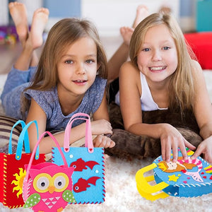 DIY Kreativt Pysselset för Barn | Sy figurer i filt – perfekt från 5 år
